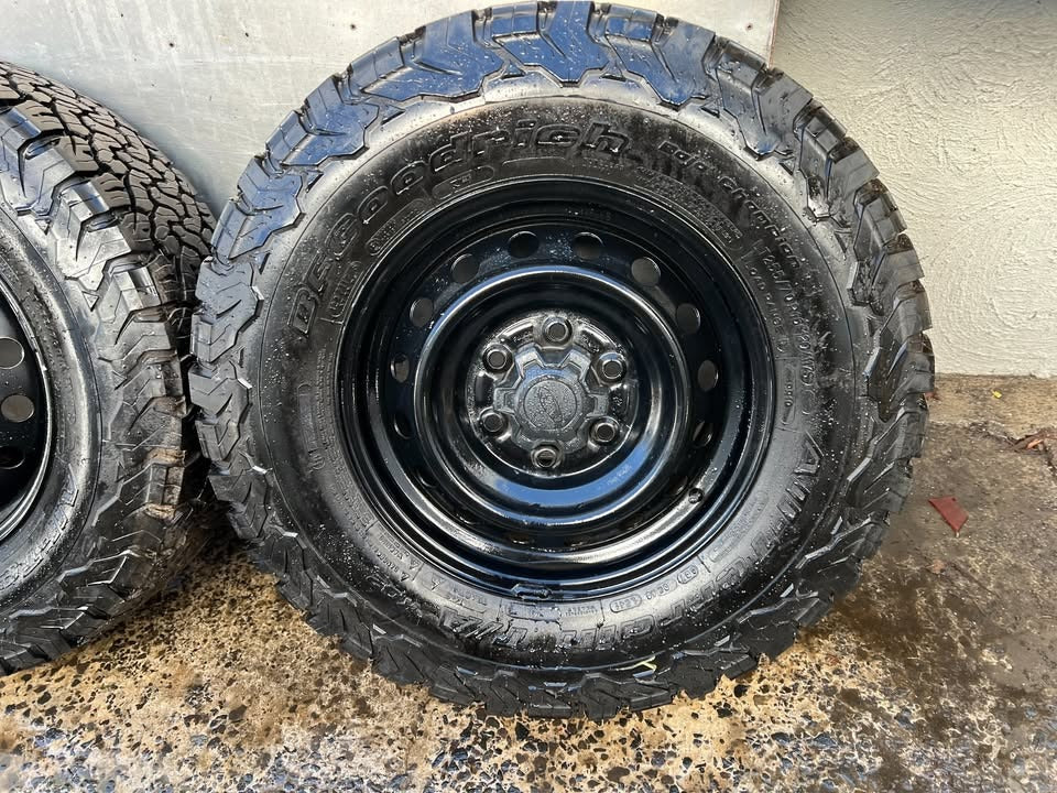 Ford Ranger 16" Steel Rims with BFG A/T Tyres