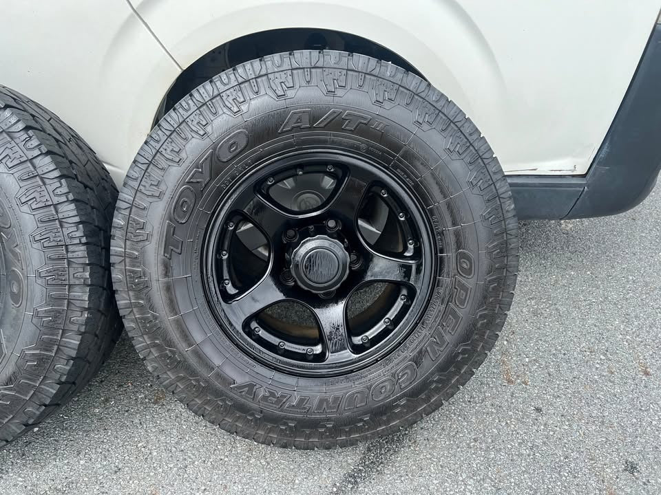 CSA 5 Stud 16" Alloy Wheels with Toyo A/T Tyres