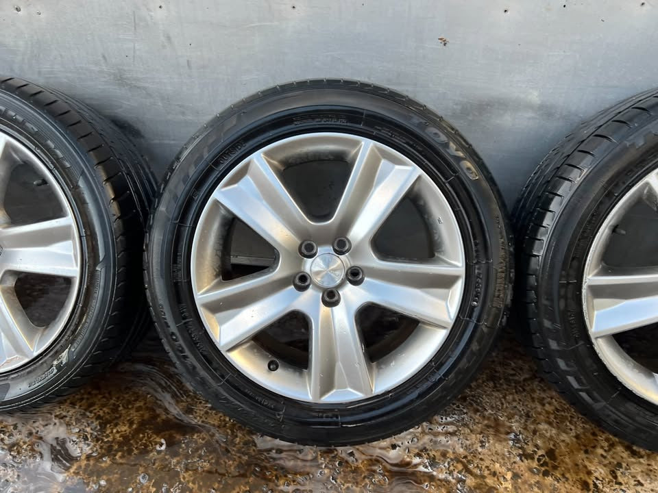 Subaru Outback 17” Alloy Wheels with Good Tyres