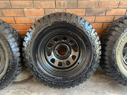 33" Rugged Terrain Tyres on 6 Stud Rims New