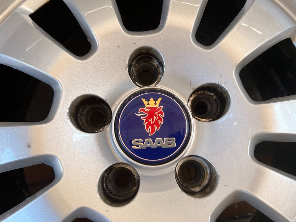 SAAB 5 Stud 16" Alloy Wheels with Good Tyres