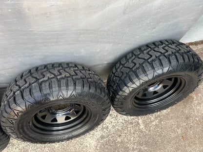 New 33” Rugged Terrain Tyres on 6 Stud Rims