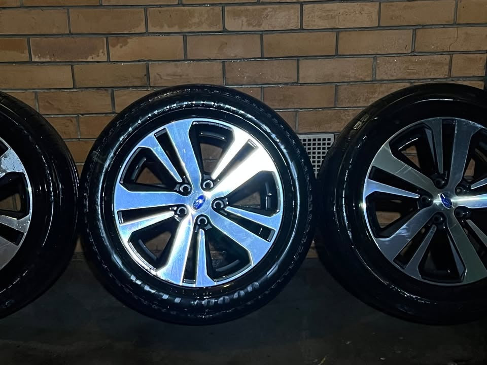 Subaru Forester 18" Alloy Wheels with Very Good Tyres