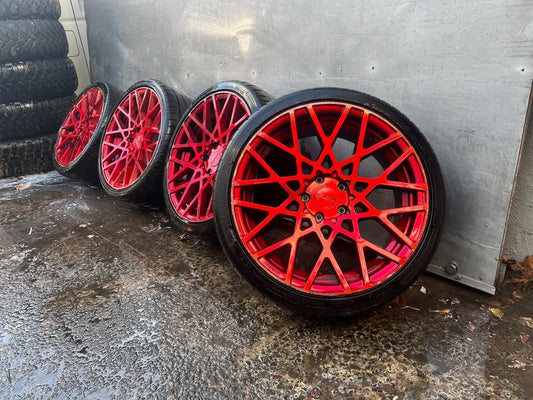Rotiform 19” Staggered Alloy Wheels with Good Tyres