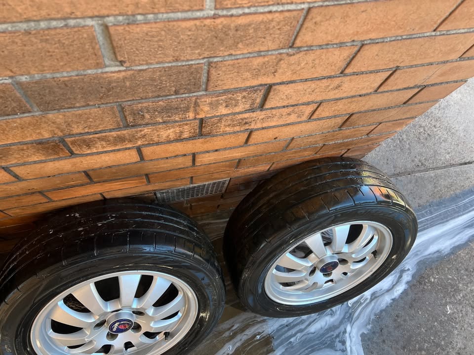 SAAB 5 Stud 16" Alloy Wheels with Good Tyres