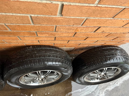 Avanti 15" Multi Fit Alloy Wheels with Excellent Tyres