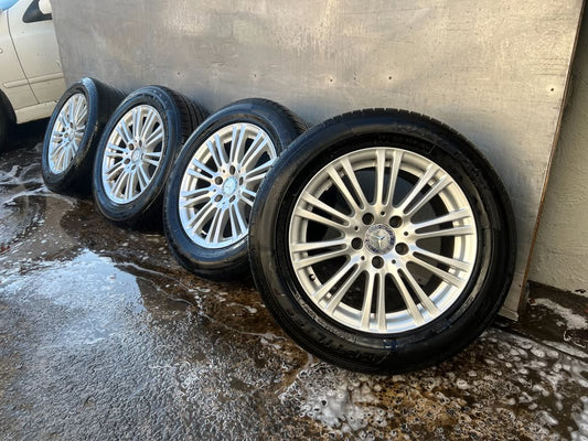 Mercedes Benz 16" Alloy Wheels with Good Tyres