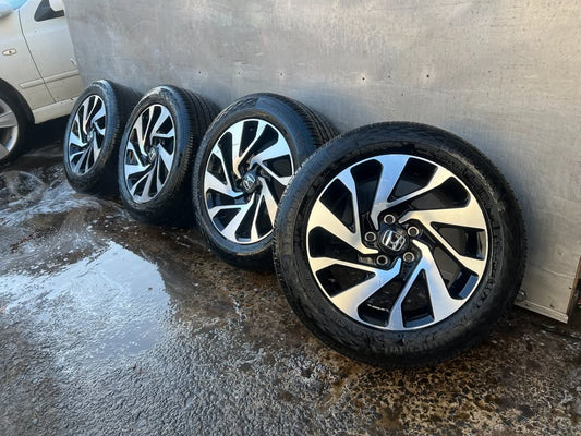 Honda Civic 16" Alloy Wheels with Tyres