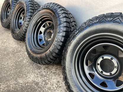New 33” Rugged Terrain Tyres on 6 Stud Rims