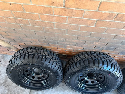 33" Rugged Terrain Tyres on 6 Stud Rims New