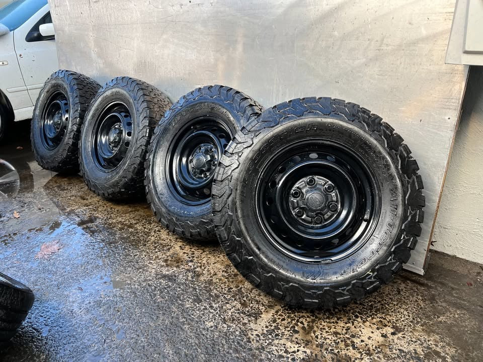 Ford Ranger 16" Steel Rims with BFG A/T Tyres