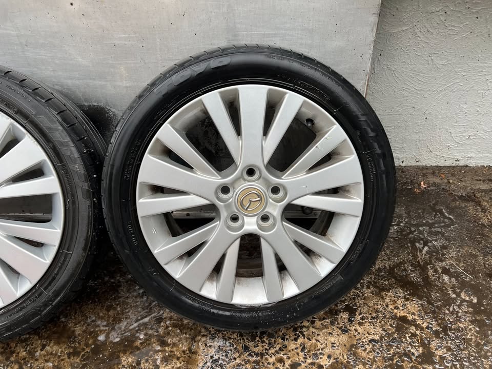 Mazda 3 17" Alloy Wheels with Good Tyres