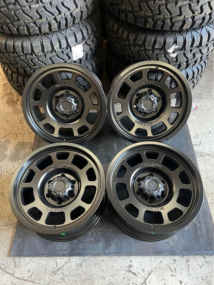 Method Style Satin Black 6 Stud Alloy Wheels Brand New