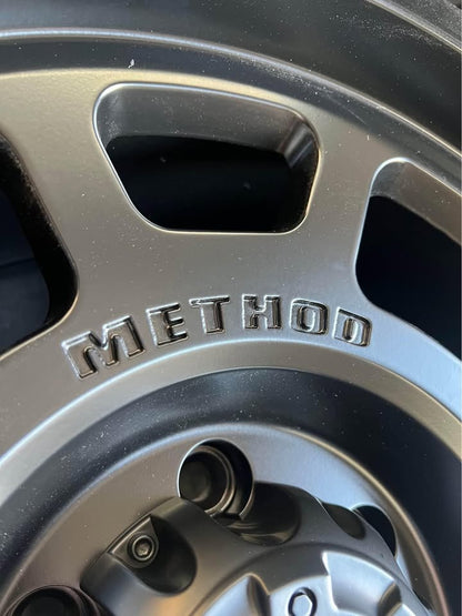Method Style Satin Black 6 Stud Alloy Wheels Brand New