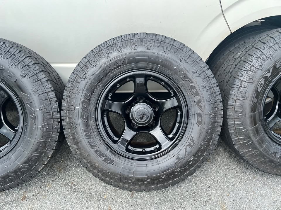 CSA 5 Stud 16" Alloy Wheels with Toyo A/T Tyres