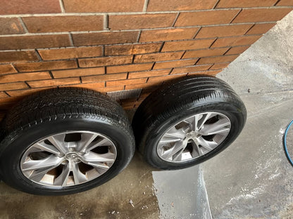 Toyota Kluger 18” Alloy Wheels with Good Tyres
