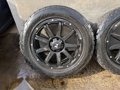 King 20" Alloy Wheels with Nitto A/T Tyres