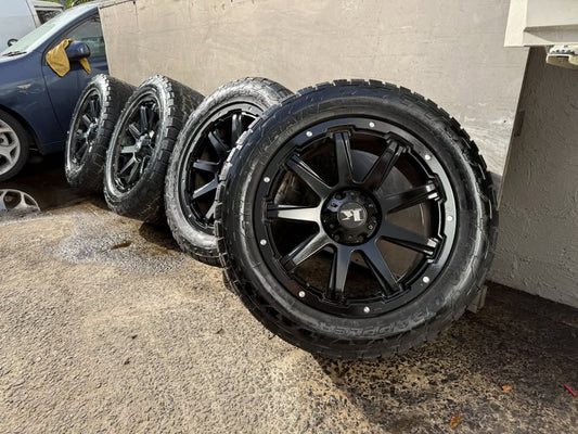 King 20" Alloy Wheels with Nitto A/T Tyres