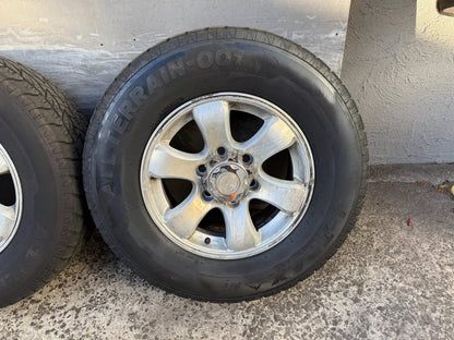 Speedy 6 Stud 16" Alloy Wheels with A/T Tyres