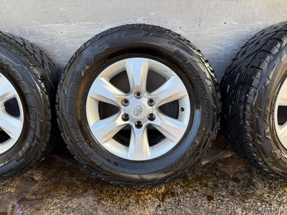 Toyota Prado 17” Alloy Wheels with Bridgestone Dueler A/T Tyres