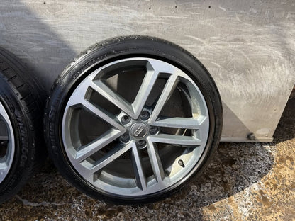 Audi A3 18” Alloy Wheels with Good Tyres