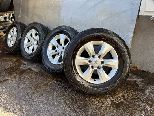 Toyota Prado 17” Alloy Wheels with Bridgestone Dueler A/T Tyres