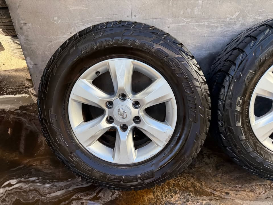 Toyota Prado 17” Alloy Wheels with Bridgestone Dueler A/T Tyres