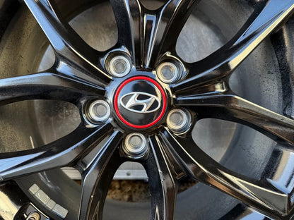 Hyundai Veloster 18” Black Alloy Wheels with Michellin Tyres