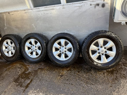 Toyota Prado 17” Alloy Wheels with Bridgestone Dueler A/T Tyres