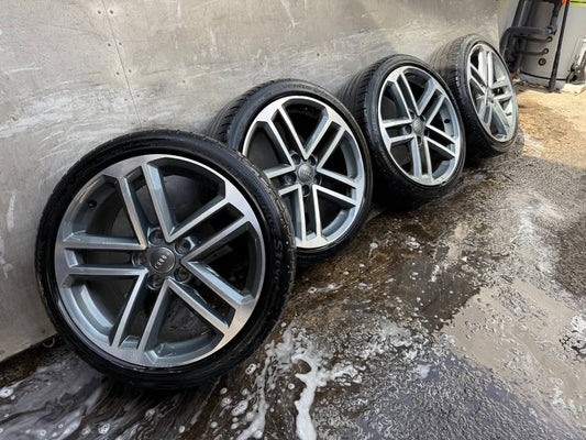 Audi A3 18” Alloy Wheels with Good Tyres