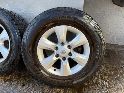 Toyota Prado 17” Alloy Wheels with Bridgestone Dueler A/T Tyres
