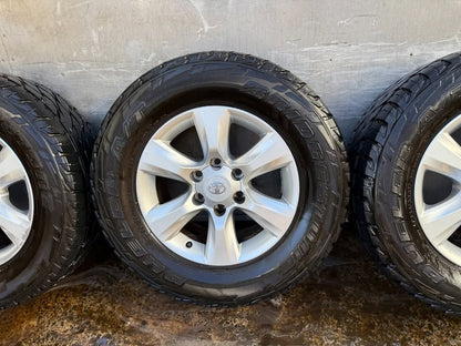 Toyota Prado 17” Alloy Wheels with Bridgestone Dueler A/T Tyres