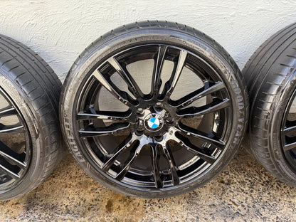 BMW 19" Black Staggered Alloy Wheels with Goodyear Tyres