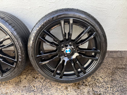 BMW 19" Black Staggered Alloy Wheels with Goodyear Tyres