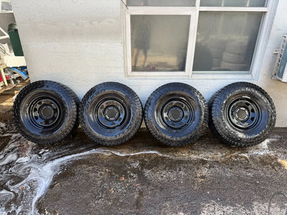 Falken Wildpeak 33" Tyres on 6 Stud Steel Rims