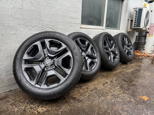 Toyota RAV4 19" Alloy Wheels with Bridgestone Tyres