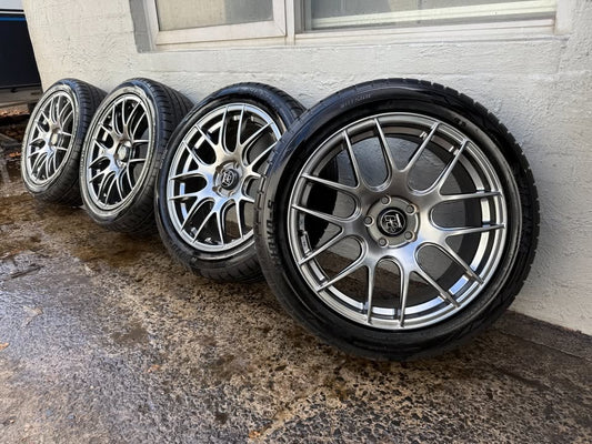 Hussla 18 Inch Alloy Wheels with Like New Tyres *Delivery*
