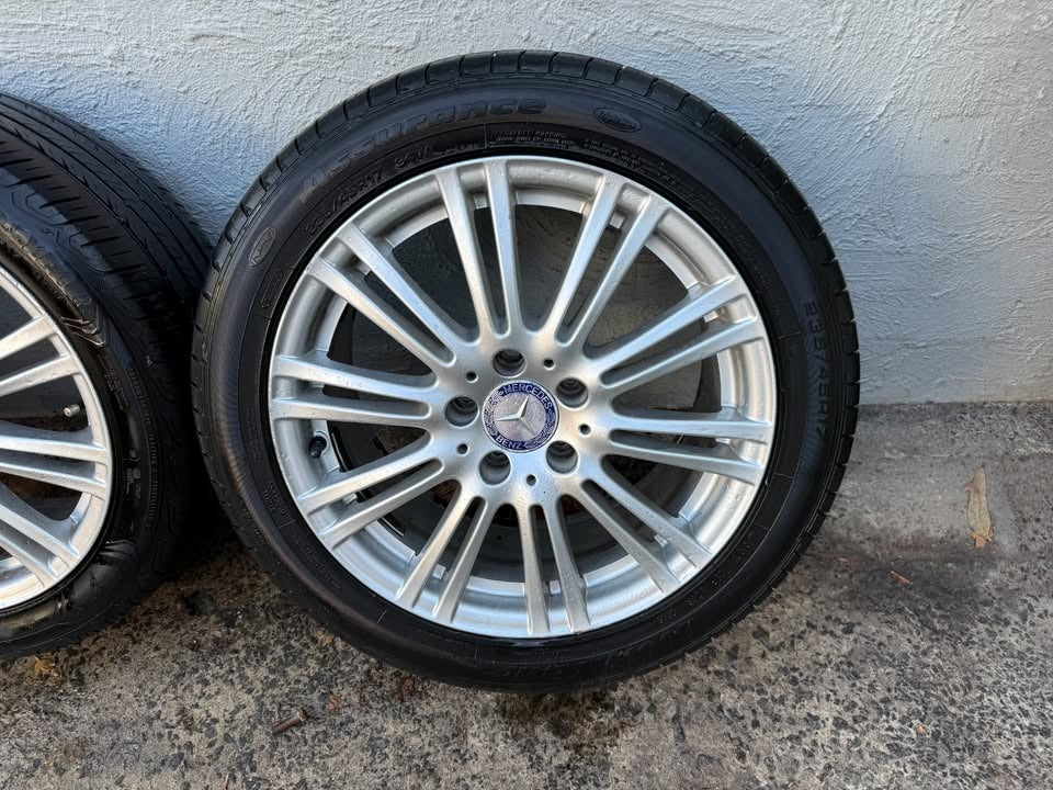 Mercedes Benz 17" Alloy Wheels with Goodyear Tyres