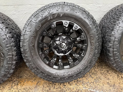 Fuel 17" Alloy Wheels with Open Country Tyres