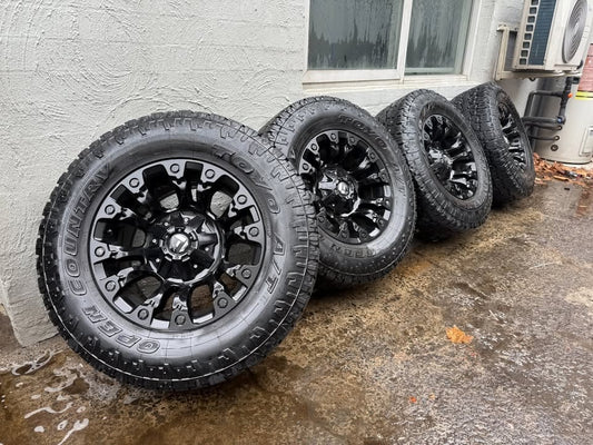 Fuel 17" Alloy Wheels with Open Country Tyres