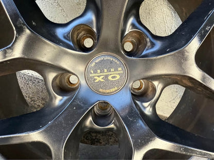 Ox Wheels Black 18" Alloy Wheels with Good Tyres