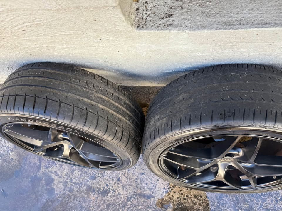 Ox Wheels Black 18" Alloy Wheels with Good Tyres