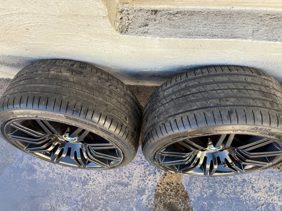 BMW 19" M Sport Black Staggered Alloy Wheels with Excellent Tyres