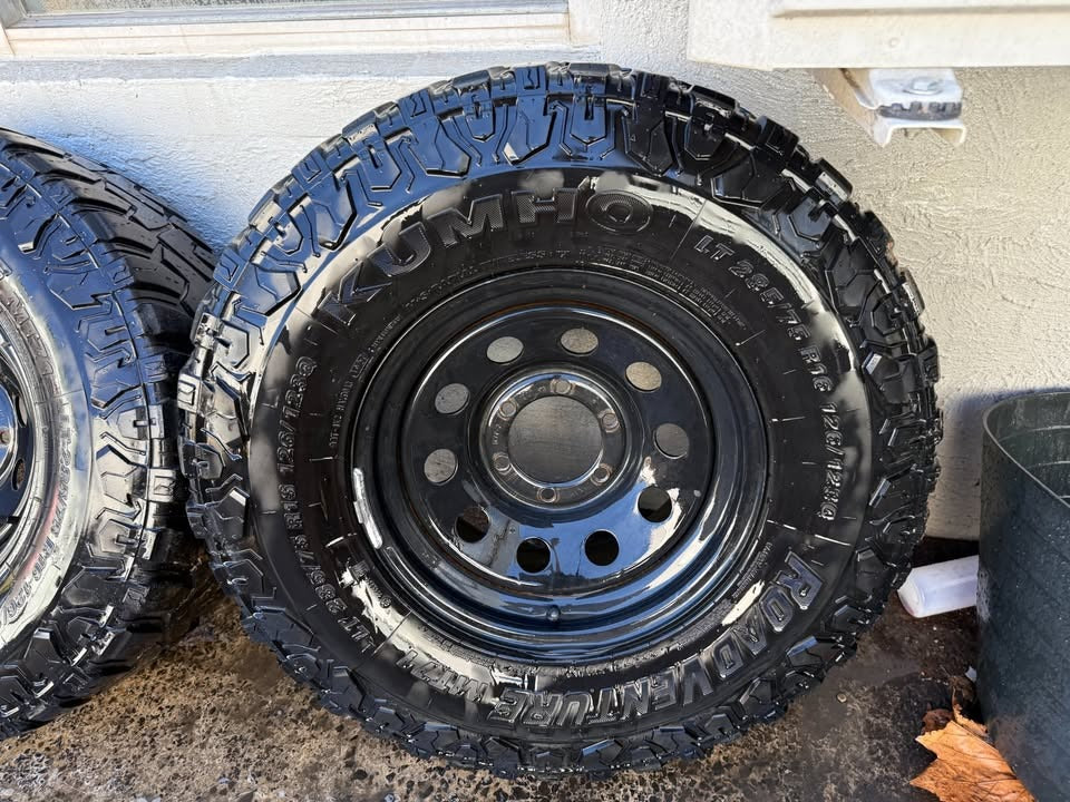 Kumho M/T Tyres on 6 Stud Steel Rims