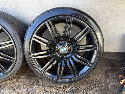 BMW 19" M Sport Black Staggered Alloy Wheels with Excellent Tyres