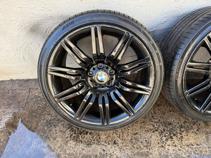 BMW 19" M Sport Black Staggered Alloy Wheels with Excellent Tyres