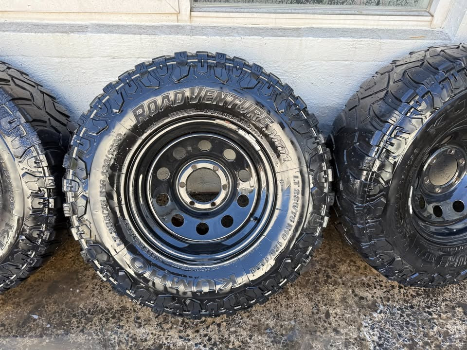 Kumho M/T Tyres on 6 Stud Steel Rims