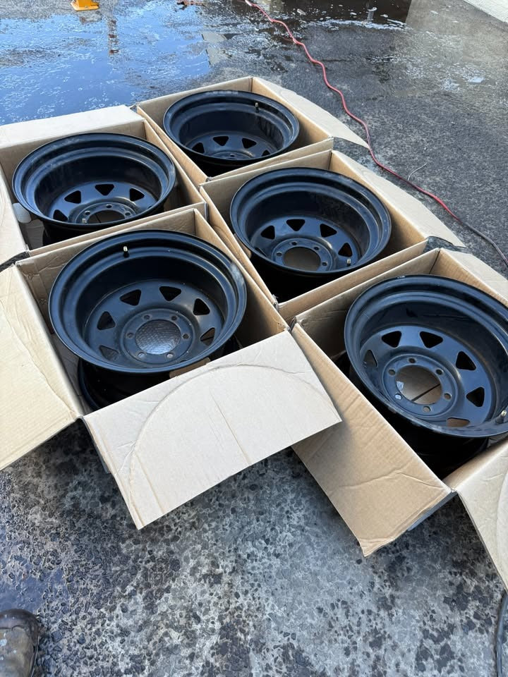 Black Steel 16" Rims