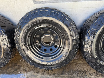 Kumho M/T Tyres on 6 Stud Steel Rims