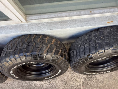 BF Goodrich M/T Tyres on 6 Stud Rims